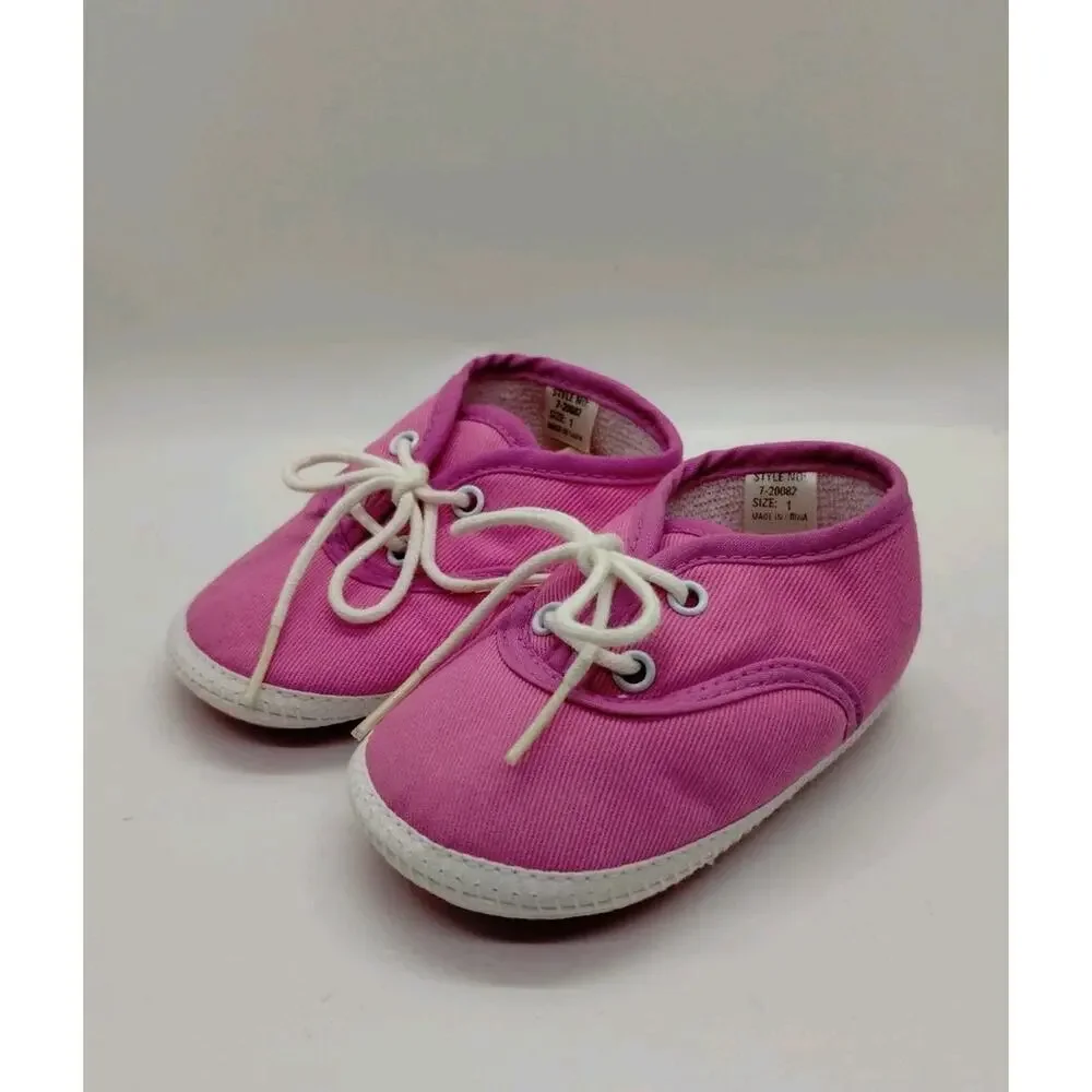 Trimfoot Teenie Tennies Baby Shoes - Size 1 - 6 Wks-3 Mos - 4